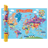 Round World Products RWPKM01 World Map For Kids