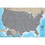 Hemispheres RWPSCR02 Scratch Off Usa 24X36In Wall Map, Price/Each
