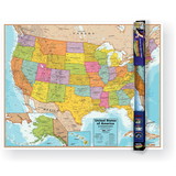 Hemispheres RWPWC06 United States Wall Chart W/, Interactive App