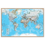 Waypoint Geographic RWPWG14 Contemporary World 24X36In Wall Map, Laminated