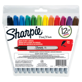 Sanford L.P. SAN30072 Sanford Sharpie Fine 12-Color Set Markers Felt Point