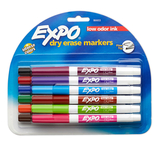Sanford L.P. SAN86603 Expo Low Odor Dry Erase 12 Color Marker Set Fine Tip