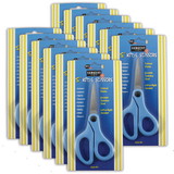 Sargent Art SAR220905-12 Childs Safety Scissors 5In, Pointed Tip Left Or Right Handed (12 EA)