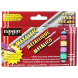 Sargent Art SAR221506 Liquid Metals Metallic 6 Ct Washable Markers