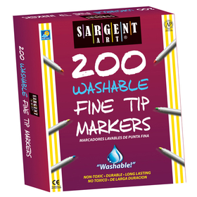 Sargent Art SAR221526 Best Buy Washable Marker Assortment Fine Tip