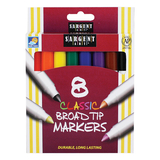 Sargent Art SAR221530 Classic Markers Broad Tip 8 Colors