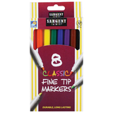 Sargent Art SAR221540 Classic Markers Fine Tip 8 Colors