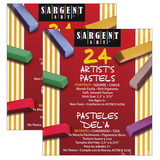 Sargent Art SAR224126-2 Portrait Color Artists Chalk, Pastels Lift Lid 24 Per Bx (2 BX)