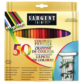 Sargent Art SAR227251 Colored Pencils 50 Color Set