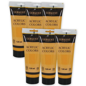 Sargent Art SAR230306-6 120Ml Acrylc Cadmium Ylw Med (6 EA)