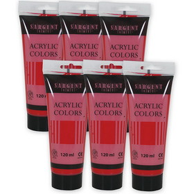 Sargent Art SAR230336-6 120Ml Acrylic Scarlet Lake (6 EA)