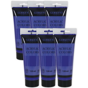 Sargent Art SAR230342-6 120Ml Acrylc Dk Cobalt Violt (6 EA)