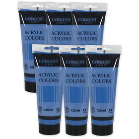 Sargent Art SAR230350-6 120Ml Acrylic Primary Cyan (6 EA)