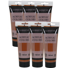 Sargent Art SAR230391-6 120Ml Acrylic Raw Sienna (6 EA)