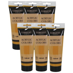 Sargent Art SAR230392-6 120Ml Acrylic Yellow Ochre (6 EA)