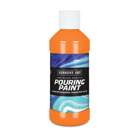 Sargent Art SAR268414 8Oz Pouring Paint Acrylic Orange