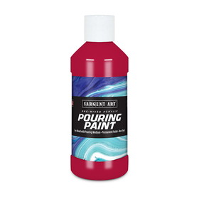 Sargent Art SAR268449 8Oz Pouring Paint Acrylc Rubine Red