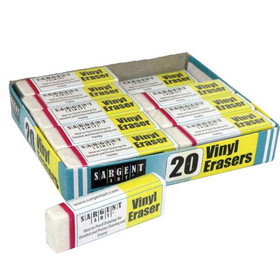 Sargent Art SAR361017 Vinyl Erasers Class Pack Pack Of 20
