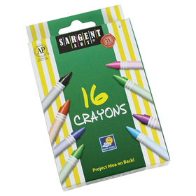 Sargent Art SAR550916 Crayons 16 Count Tuck Box