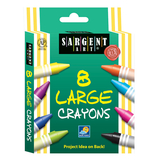 Sargent Art SAR550961 Crayons Jumbo 8 Count Tuck Box