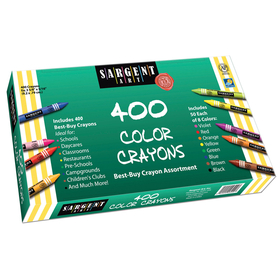 Sargent Art SAR553220 Best Buy Crayon Assortment 400 Standard Crayons