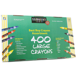 Sargent Art SAR553250 Sargent Art Best Buy Crayon Asst - Lg Size 400 Ct