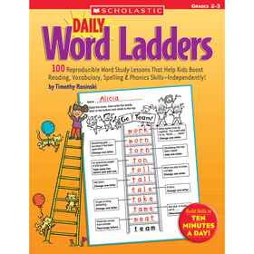 Scholastic Teaching Resources SC-0439513839 Daily Word Ladders Gr 2-3