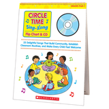 Scholastic Teaching Resources SC-0439635241 Circle Time Sing Along Flip Chart & Cd