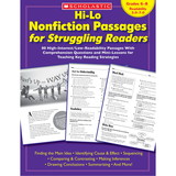 SC-0439694981 Hi-Lo Nonfiction Passages Gr 6-8, For Struggling Readers