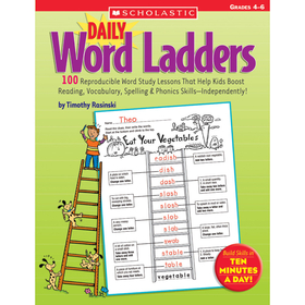 Scholastic Teaching Resources SC-0439773458 Daily Word Ladders Gr 4-6