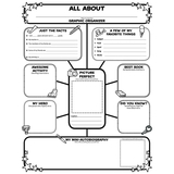 Scholastic Teaching Resources SC-0545015375 All About Me Web Graphic Organizer Posters
