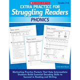 Scholastic Teacher Resources SC-512409 Struggling Readers Phonics, Extra Practice