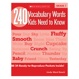 Scholastic Teaching Resources SC-546050 240 Vocabulary Words Kids Need To Know Gr 1