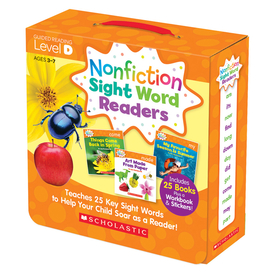Scholastic Teaching Resources SC-584284 Nonfiction Sight Word Readers Lvl D Parent Pack