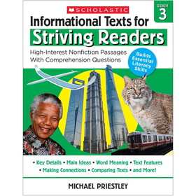 Scholastic Teacher Resources SC-708297 Info Texts For Strivng Readers Gr 3