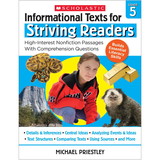 Scholastic Teacher Resources SC-708299 Info Texts For Strivng Readers Gr 5