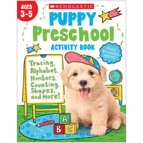 Scholastic Teacher Resources SC-714617 Puppy Preschool Activity Book