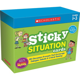 Scholastic Teacher Resources SC-716845 Sticky Situation Cards Grades 1-3