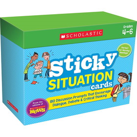 Scholastic Teacher Resources SC-716847 Sticky Situation Cards Grades 4-6