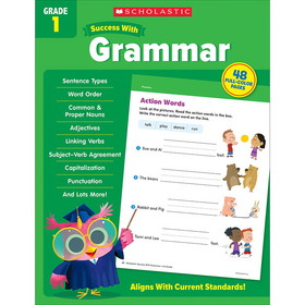 Scholastic Teacher Resources SC-735520 Success With Grammar Gr 1