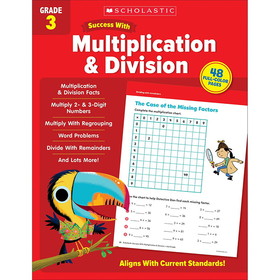 Scholastic Teacher Resources SC-735538 Success W/ Multipli & Division Gr 3
