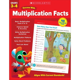 Scholastic Teacher Resources SC-735539 Success W/ Multipli Facts Grs 3-4