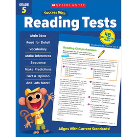 Scholastic Teacher Resources SC-735550 Success With Reading Tests Gr 5
