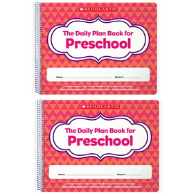 Scholastic Teacher Resources SC-806458-2 Daily Plan Book For, Preschool (2 EA)