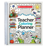Scholastic Teaching Resources SC-809292 Teacher Coloring Planner