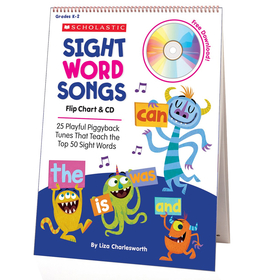Scholastic Teaching Resources SC-811313 Sight Word Songs Flip Chart & Cd
