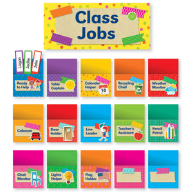 Scholastic Teaching Resources SC-812782 Tape It Up Class Jobs Bbs