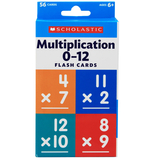 Scholastic Teaching Resources SC-823357 Flash Cards Multiplication 0 To 12