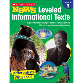 Scholastic Teaching Resources SC-828473 Gr 3 Scholastic News Leveled Info Texts