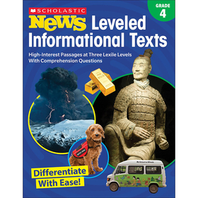 Scholastic Teaching Resources SC-828474 Gr 4 Scholastic News Leveled Info Texts